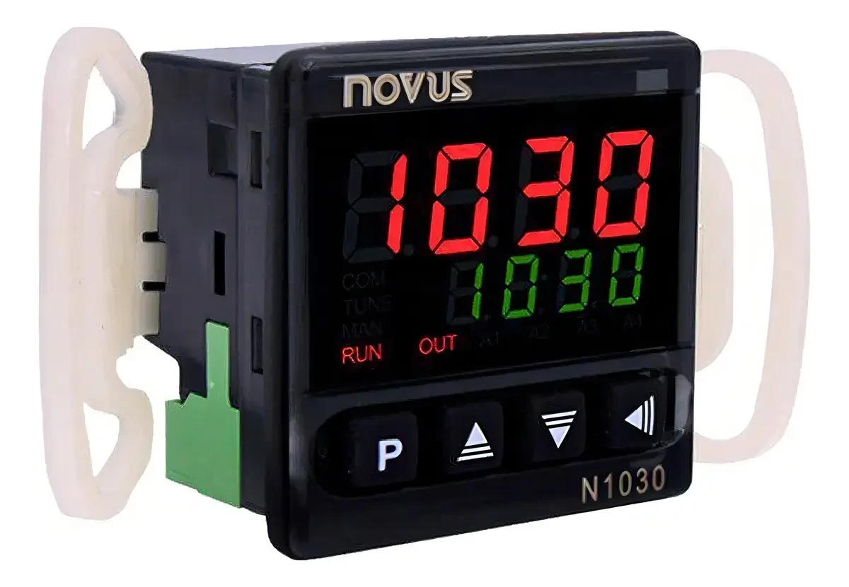 Controlador de Temperatura Novus N1030 PID com Pt100 e Termopares