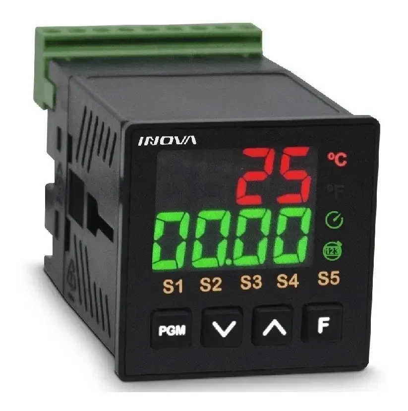 Temporizador Digital Inova 7 Funções 48 × 48 mm
