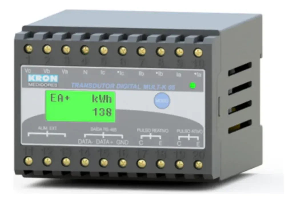 Multimedidor de Energia Kron MULT-K 05 5 A 120/220 V