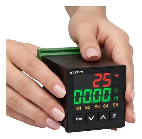 Controlador de Temperatura Inova INV-KA2-02-J-H 0 a 760 °C